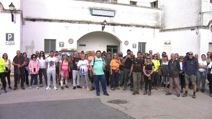 Marcha en Valencia de Alcántara por un tren digno