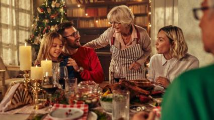 Familia en navidad