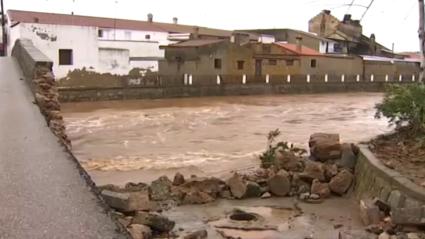 Estragos causados por 'Efraín' en La Roca de la Sierra