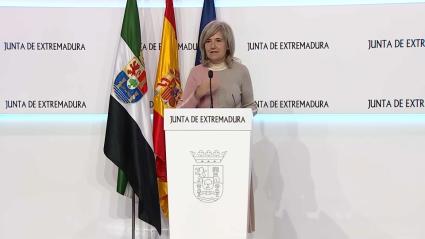 Victoria Bazaga, portavoz de la Junta de Extremadura