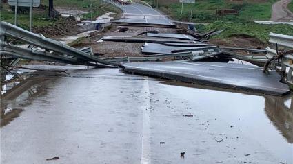 Temporal en Extremadura en imágenes