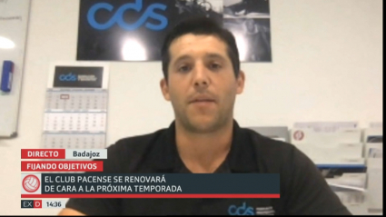 Diego Jaramillo atendiendo a Extremadura Deportes