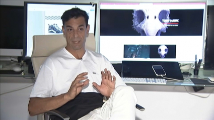 Víctor Manuel de Luis atendiendo a Extremadura Deportes