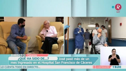 Jose se recupera de Covid en casa. Prohibido rendirse es su lema