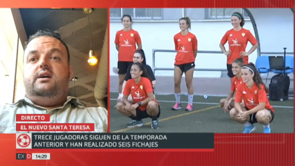 Juan Carlos Antúnez atendiendo a Extremadura Deportes
