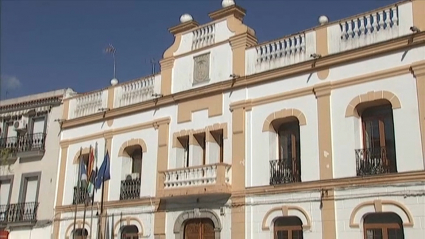 Fachada del Ayuntamiento de Quintana de la Serena