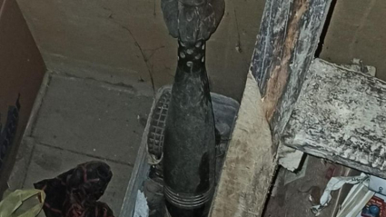 bomba de la Guerra Civil encontrada en una vivienda de Villanueva de la Vera