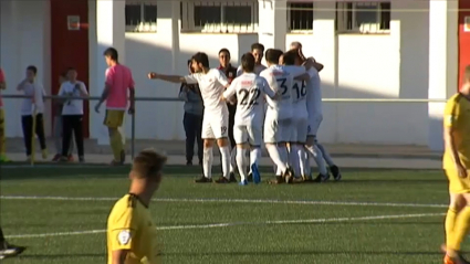 Los jugadores del Llerenense celebran un gol la pasada temporada