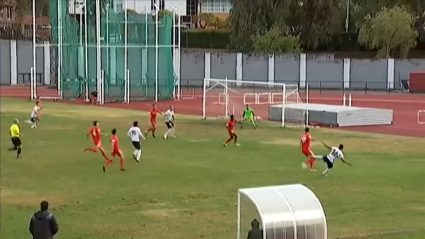 Imagen del Plasencia-Montijo de la segunda jornada en Tercera División