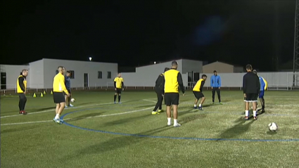 Entrenamiento del Lobón la pasada temporada