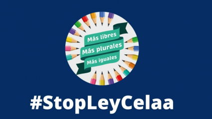 campaña de la plataforma Más Plurales contra la reforma de la ley de Educación