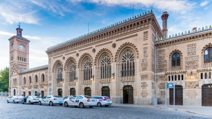 Actual estación de tren de Toledo. El nuevo trazado incluye la construcción de una nueva estación