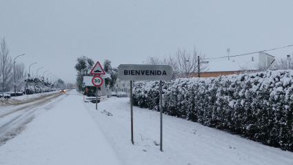 Nieve en Bienvenida