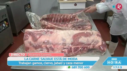 Carne de caza en Alcántara
