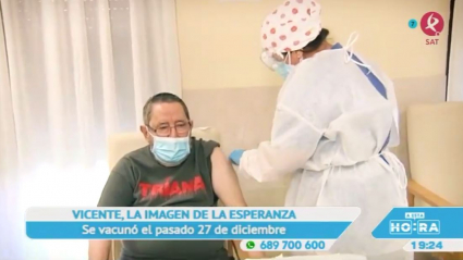 Primer vacunado en Extremadura