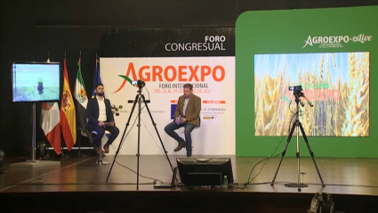 Un momento de la inauguración de la ferial virtual de Agroexpo