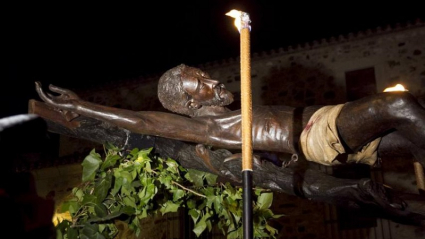 Procesión del Cristo Negro en Cáceres