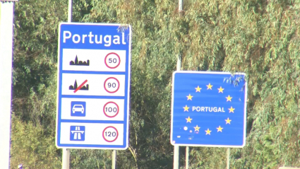 Imagen de la frontera con Portugal en Badajoz