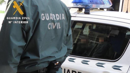 Operación de detención del sospechoso por parte de la Guardia Civil