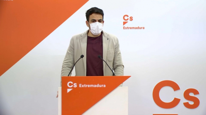 David Salazar, líder de Ciudadanos Extremadura