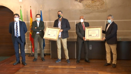 Los galardonados con el premio extremeño del voluntariado 2020