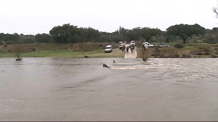 Rio Salor a su paso por el paraje de Cuartos de Baño en Cáceres