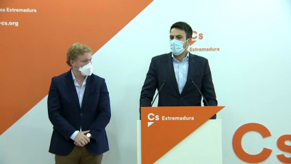 Rueda de prensa de David Salazar e Ignacio Gragera de Ciudadanos