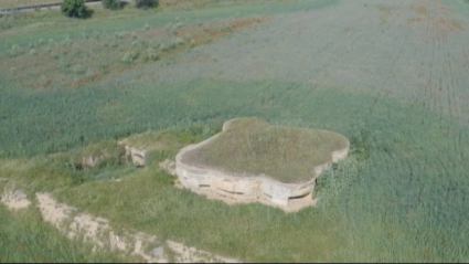 Así se ve desde el aire el búnker del Zújar