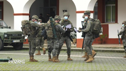 Buena parte de las misiones de la Brigada Extremadura XI han estado este año marcadas por la pandemia