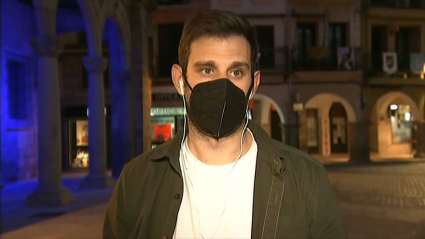 Raúl Pérez atendiendo a Extremadura Deportes