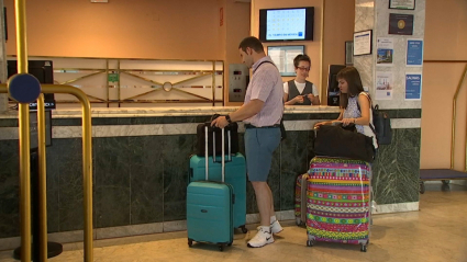 Turistas visitando Mérida