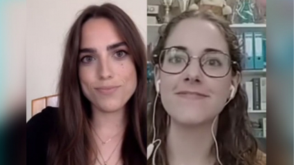 Gloria, a la izquierda, y Noelia, a la derecha, las mejores notas MIR de Extremadura