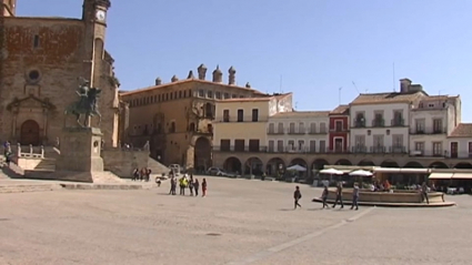 Plaza mayor de Trujillo sin la tradicional fiesta del Chíviri