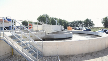 Estación de aguas residuales en Castilla-la Mancha