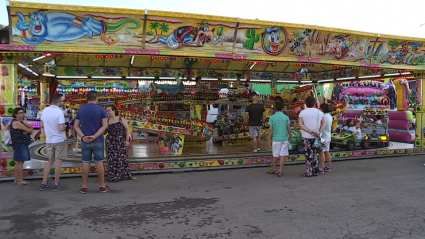 Atracción infantil en la Feria de Mérida de 2019.