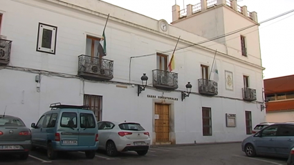 Fachada Ayuntamiento de Los Santos de Maimona