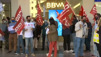 Protesta de esta mañana