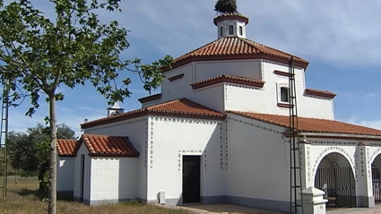 Ermita de San Isidro de Fuente de Cantos (Badajoz) sin romeros