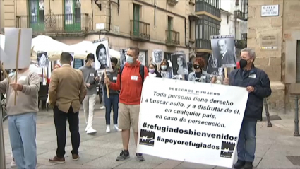 Marcha en Cáceres en apoyo a los refugiados