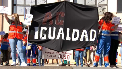 Protesta de los profesionales de la Atención Continuada en Extremadura