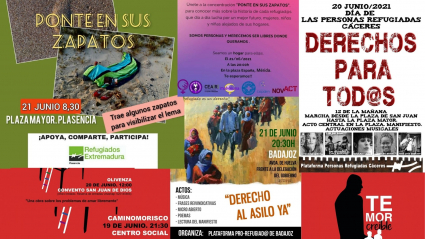 Carteles de convocatorias en Extremadura