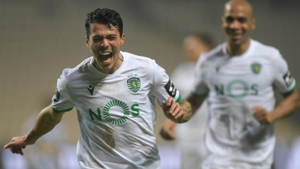 Imagen de archivo de Pedro Porro celebrando un gol