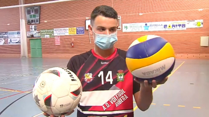 Sergio Viondi se pasa del fútbol juvenil a la Superliga 2 de voleibol