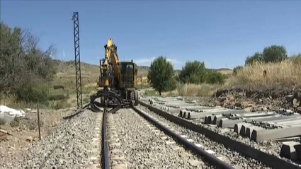 Obras en el tramo Plasencia-Monfragüe