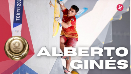Alberto Ginés, medalla de oro en escalada deportiva en los Juegos Olímpicos de Tokio 2020