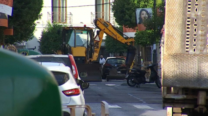 Calle Félix Valverde Lillo en obras