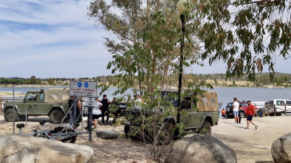 Brigada Extremadura XI en la búsqueda en Proserpina