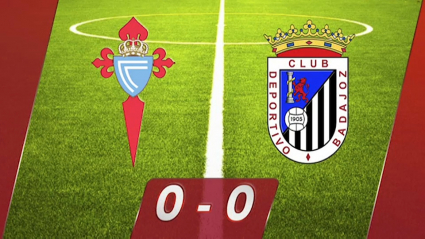 Empate sin goles entre Celta B y Badajoz