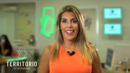 Carolina Liberato, presentadora de 'Territorio Extremadura'