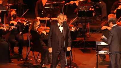 Andrea Bocelli en el Stone and Music, en Mérida